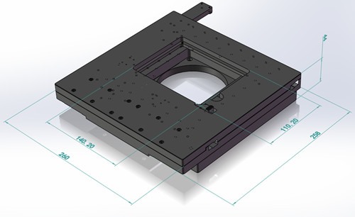 MSLM100X100正置工業(yè)顯微鏡直線電機平臺